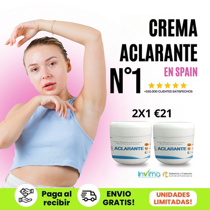 Mega Promo Paga 1 y Leva 2 - Crema Aclarante